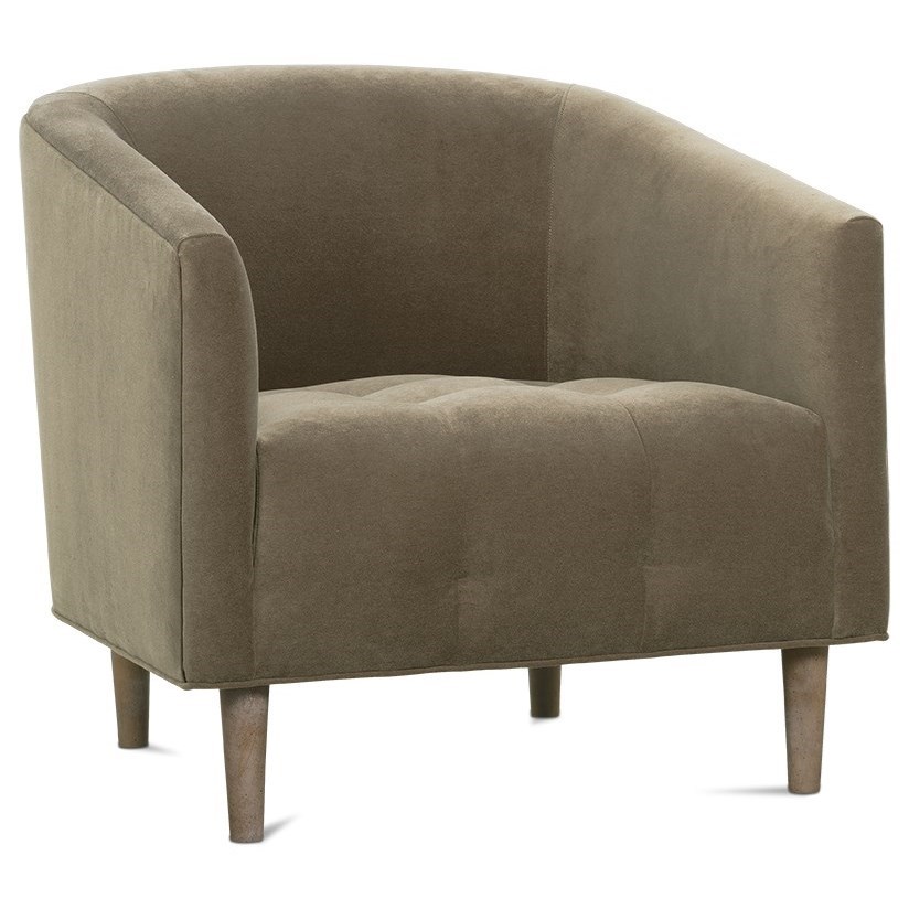 Rowe Pate P420 006 Contemporary Barrel Chair Belfort Furniture